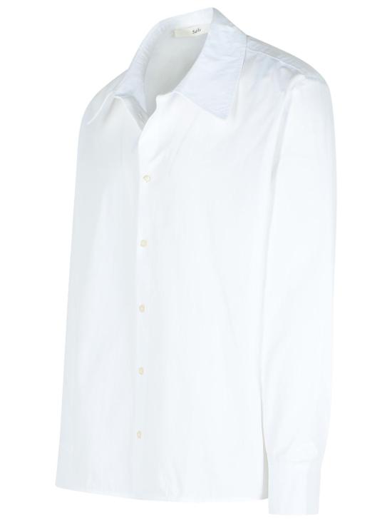 25FW 세퍼 긴팔 셔츠 MFW25TRINOWHIWHITE FINE POPLIN White - SEFR