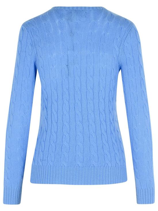 26SS 폴로 랄프로렌 폴로 자수 케이블 니트 스웨터 211971865004 Blue - POLO RALPH LAUREN
