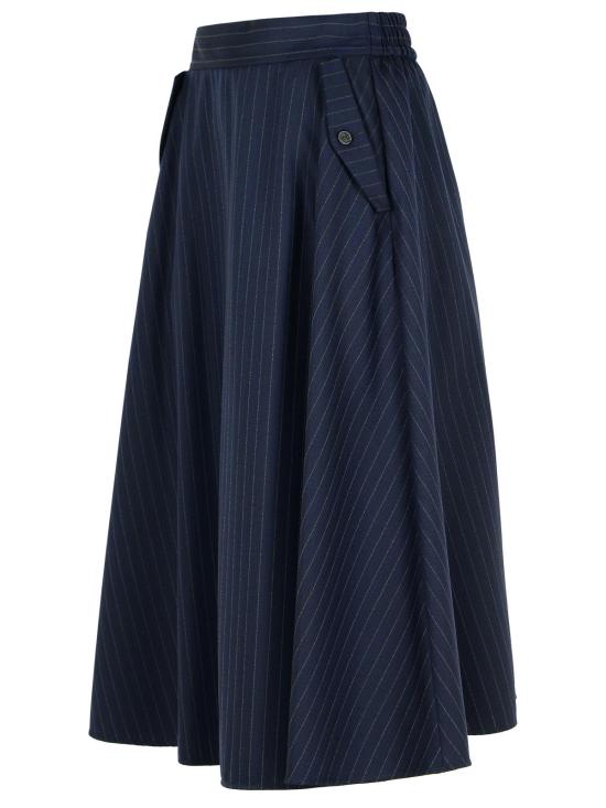 25FW 골든구스 미디 스커트 GWP02343 P00209850629 Navy - GOLDEN GOOSE