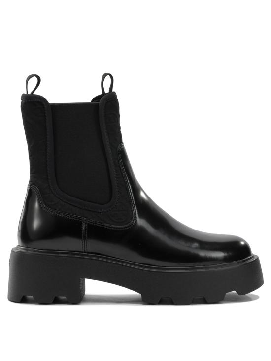 25FW 토리버치 T 모노그램 첼시 부츠 177079004 Black