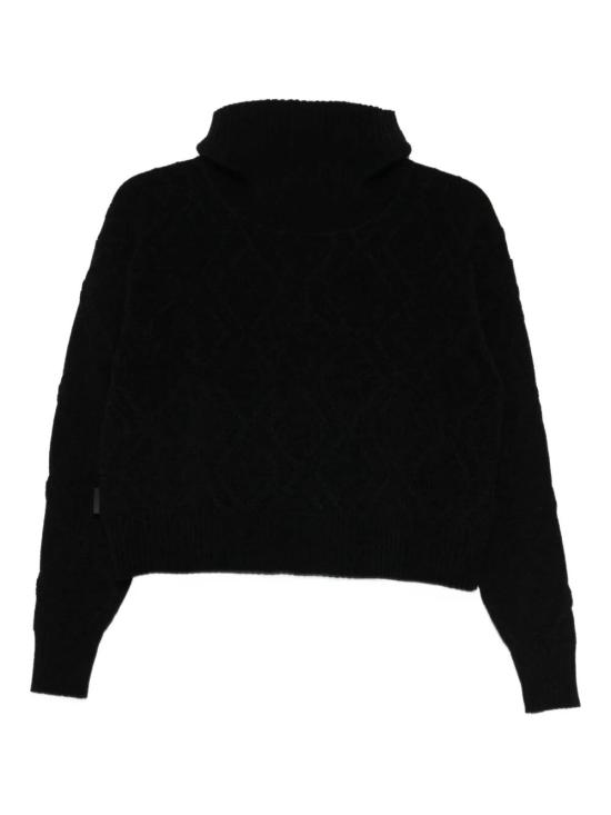 25FW 로베르토 리치 디자인 터틀넥 W25636 10 BLACK