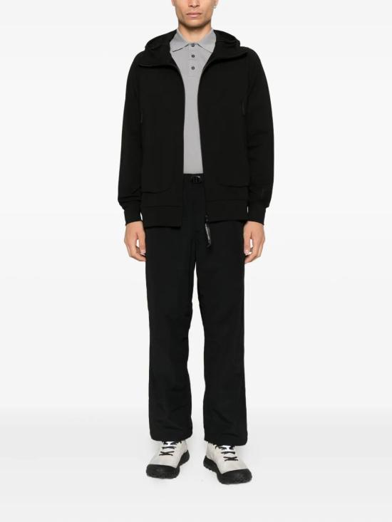 25FW 씨피 컴퍼니 후드 티셔츠 19CLSS012A006452W 999 BLACK - C.P. COMPANY