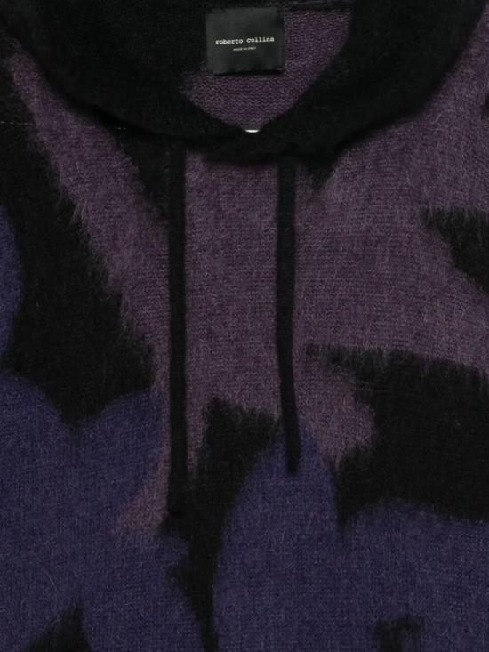 25FW 로베르토 콜리나 후드 티셔츠 253M16007 M1609 NERO - ROBERTO COLLINA