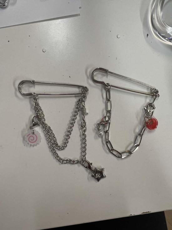  Ri-Ri-Ku 브로치 Ri Ri Ku 맞춤형 안전핀 키체인 참 - OTHER BRANDS