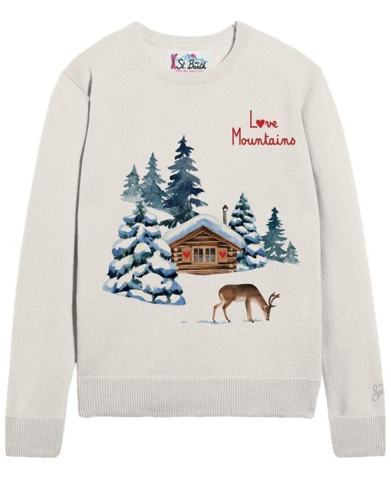 25FW [키즈] 세인트바쓰 니트/스웻셔츠 PRC0015 00372I10EMB Mountain - MC2 SAINT BARTH