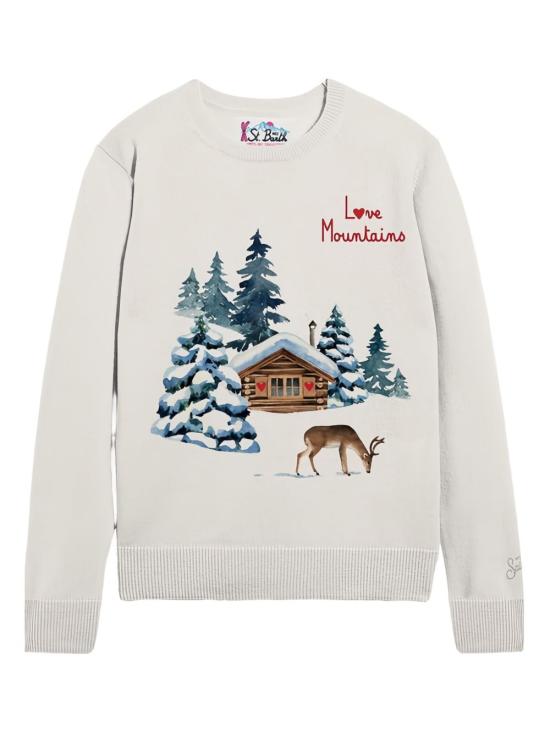25FW [키즈] 세인트바쓰 니트/스웻셔츠 PRC0015 00372I10EMB Mountain - MC2 SAINT BARTH