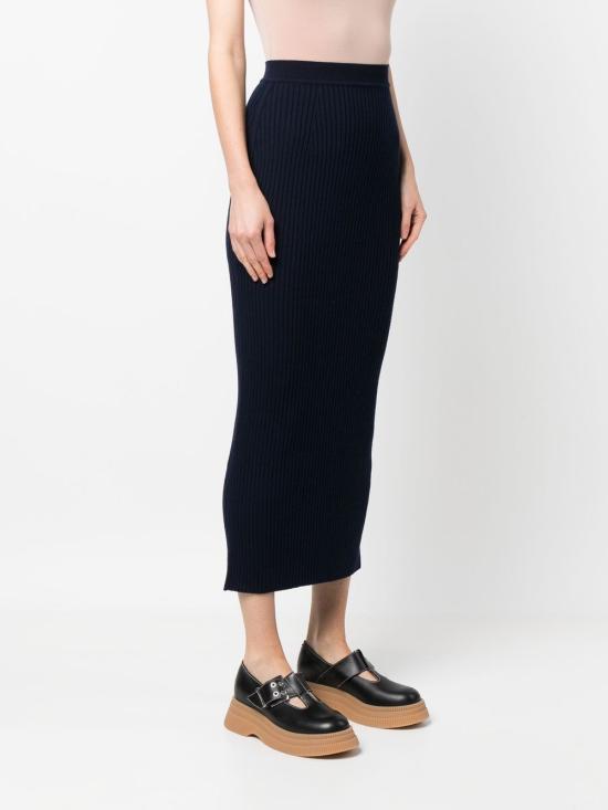  끌로에 미디 스커트 CHC22AMJ21 6504C4 Blue - CHLOE