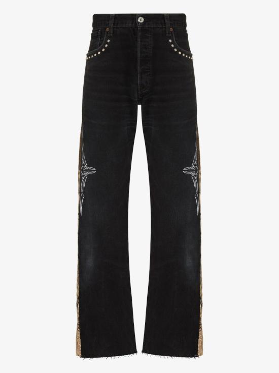  칠드런 오브 더 디스코댄스 데님 팬츠 COTDNYPT352 BLACK Black - CHILDERN OF THE DISCORDANCE