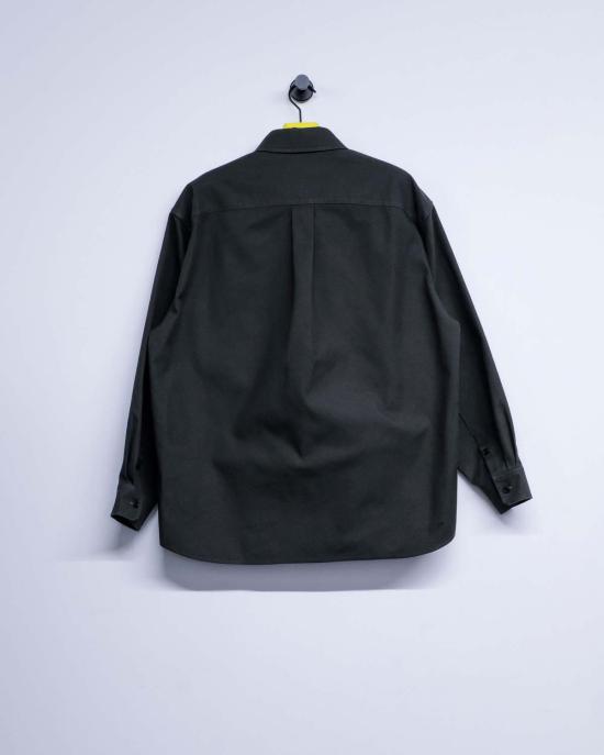  르메르 긴팔 셔츠 에스프레소 헤비 코튼 트윌 유틸리티 오버 - LEMAIRE