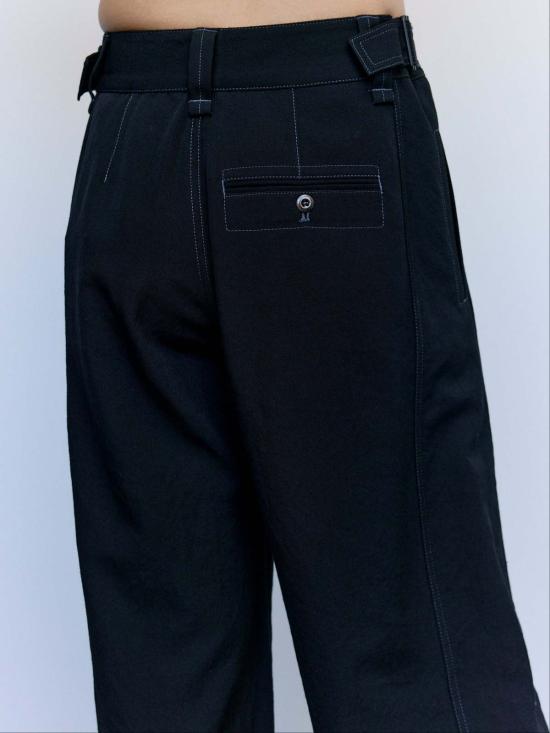  르메르 스트레이트 팬츠 소프트 울 트윌 맥시 유틸리티 - LEMAIRE