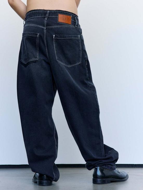  카미엘 포트젠스 데님 팬츠 카미엘 포젠스 블랙 워시드  워블리 진 - CAMIEL FORTGENS