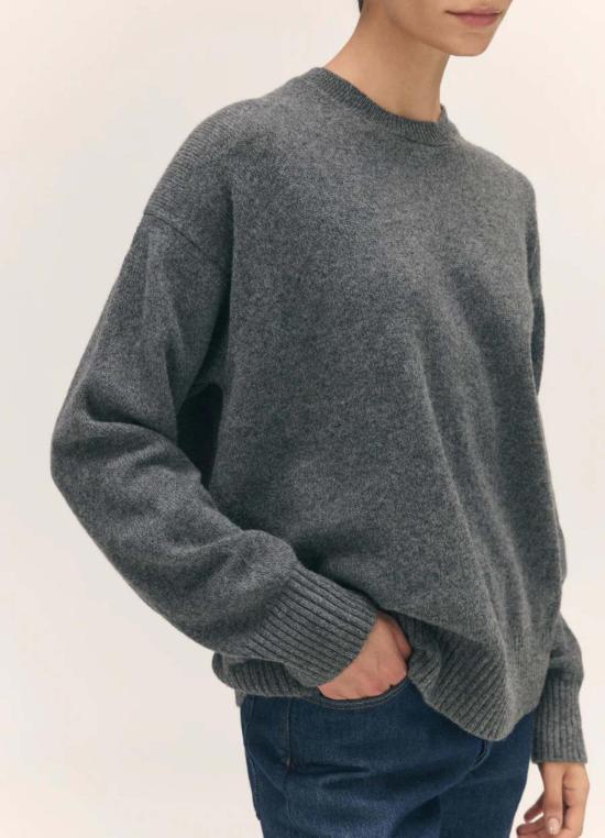  도우터 스웨터 &딸 이네스 슬라우치 크루넥 - &DAUGHTER