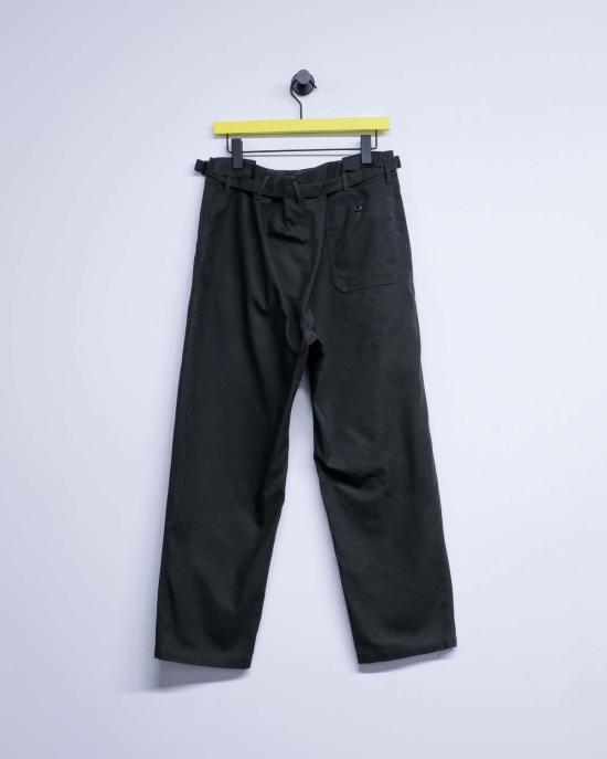  르메르 스트레이트 팬츠 에스프레소 헤비 코튼 트윌 캐롯 - LEMAIRE