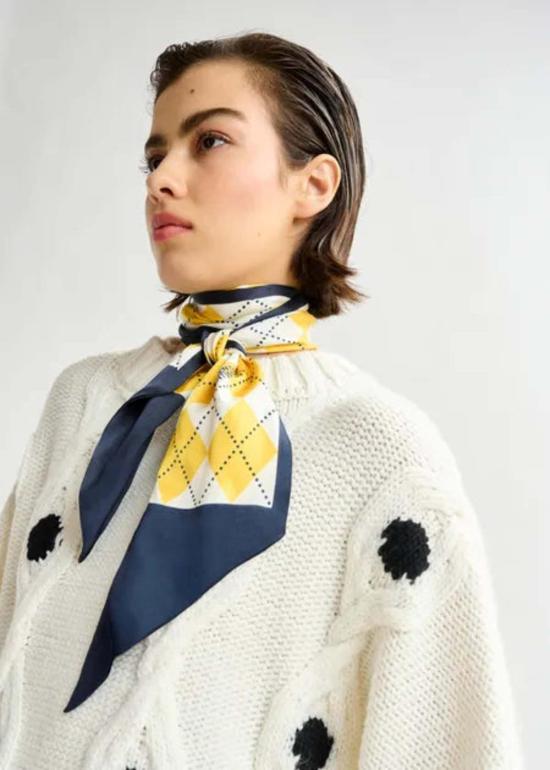  에센셜앤트워프 머플러/스카프 에센티엘 앤트워프 I 도티 프린트 스카프