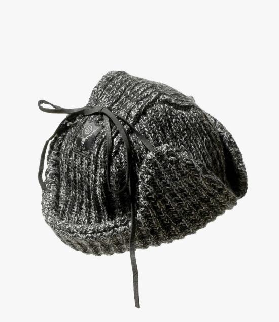  사우스투웨스트에잇 이어플랩 캡 South2 West8 봄버 캡 W/A 니트 - SOUTH2 WEST8