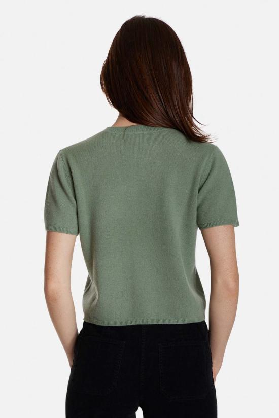  더 타일 클럽 반팔 티셔츠 타일 클럽 벨라 캐시미어 - THE TILE CLUB