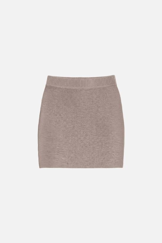  더 타일 클럽 숏 스커트 타일 클럽 제인 캐시미어 미니 스커트 - THE TILE CLUB