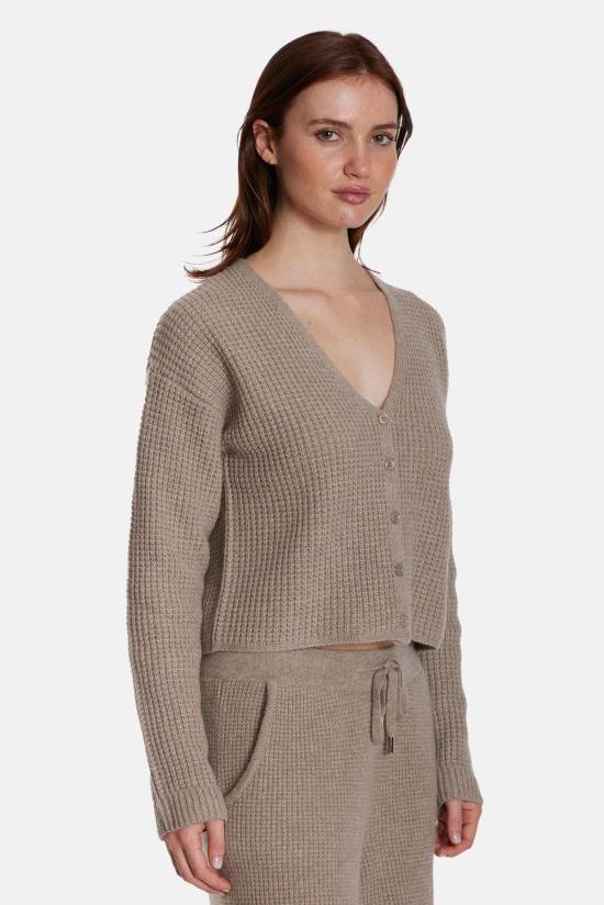  더 타일 클럽 가디건 타일 클럽 캐롤라인 캐시미어 와플 카디건 - THE TILE CLUB