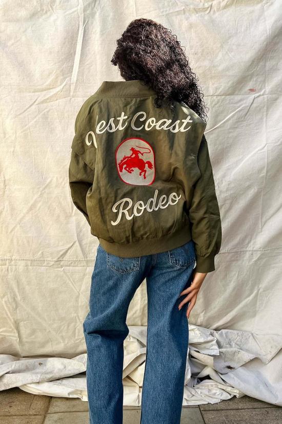  Davi & Dani 봄버 자켓 다비 & 다니 웨스트 리그 바시티 러브 바머