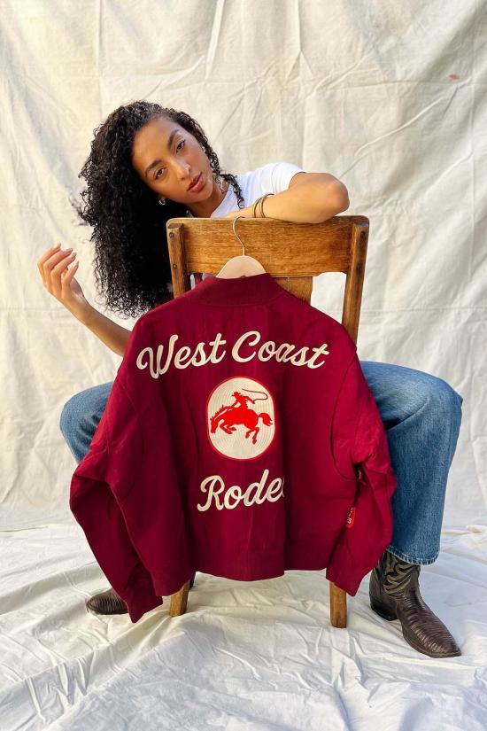  Davi & Dani 봄버 자켓 다비 & 다니 웨스트 리그 바시티 러브 바머 - OTHER BRANDS