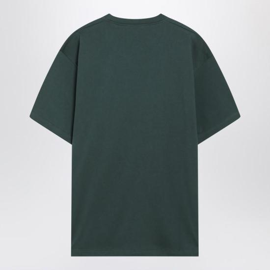 25FW 구찌 자수 코튼 저지 티셔츠 796395XJHKE R GUC 3348 GREEN - GUCCI