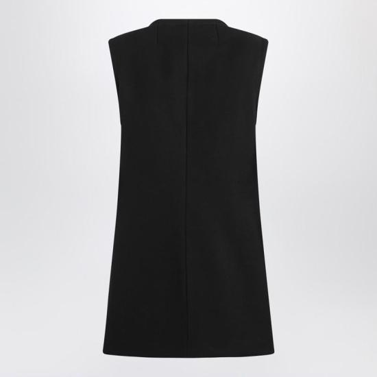 25FW 구찌 맥시 버튼 베스트 846442ZAS46 R GUC 1000 Black - GUCCI