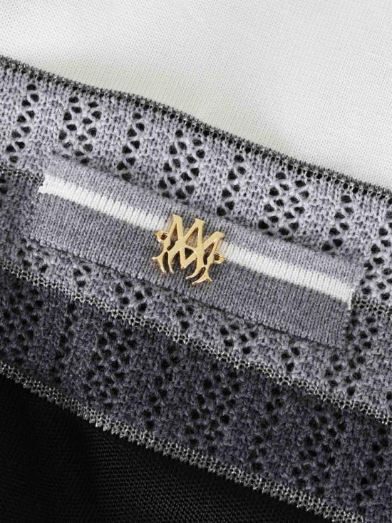 25FW 아미리 긴팔 셔츠 AMKNPO1075 BLACK BLACK WHITE - AMIRI