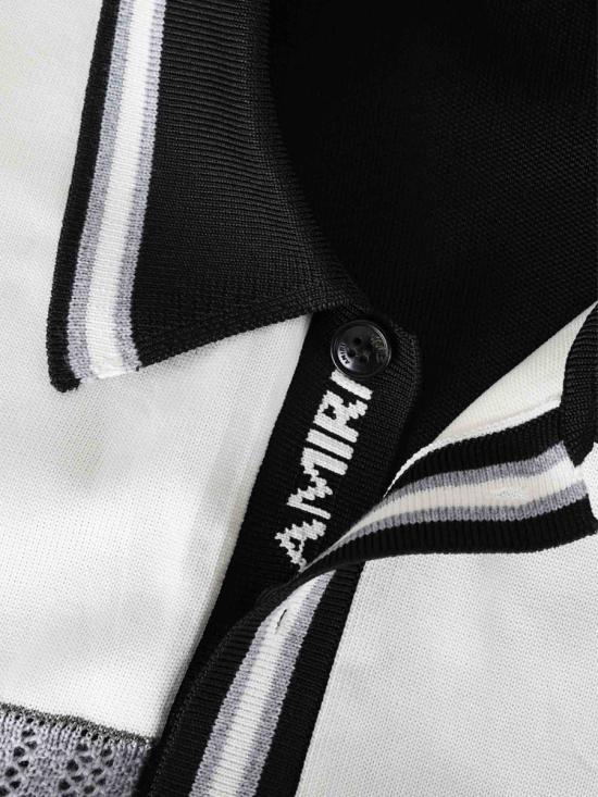 25FW 아미리 긴팔 셔츠 AMKNPO1075 BLACK BLACK WHITE - AMIRI