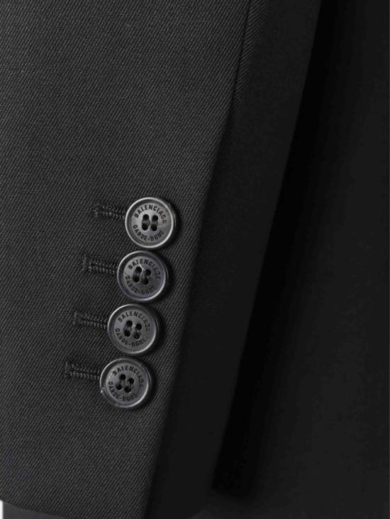 25FW 발렌시아가 수트 자켓 850772TPT07 1038NEW BLACK Black - BALENCIAGA