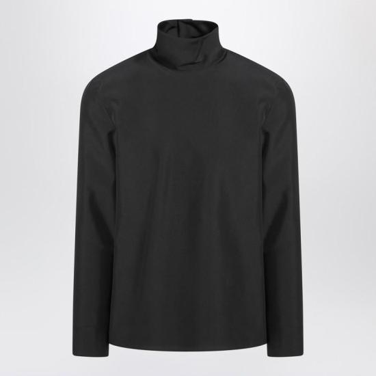 25FW 구찌 테크니컬 파나마 셔츠 850332ZAFKB R GUC 1000 Black