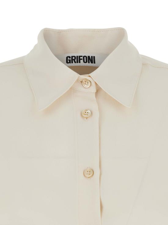 25FW 그리포니 블라우스/셔츠 GV22014371902 White - GRIFONI