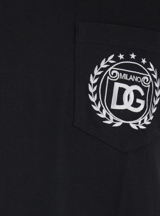 25FW 돌체앤가바나 반팔 티셔츠 G8RA2ZG7J6FN0000 Black - DOLCE & GABBANA