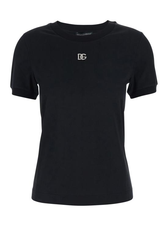 25FW 돌체앤가바나 반팔 티셔츠 F8N08ZG7B3UN0000 Black