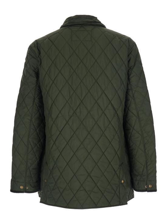 25FW 폴로 랄프로렌 다이아몬드 퀼팅 코트 710938510002 Green - POLO RALPH LAUREN