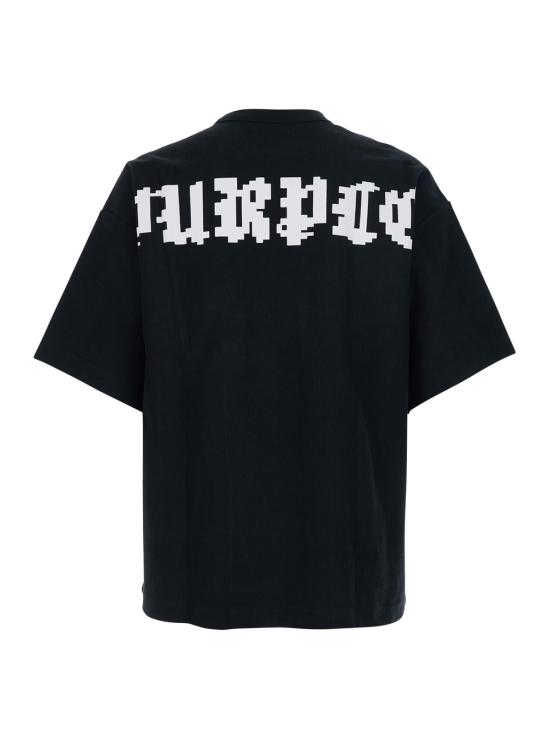 25FW 퍼플 브랜드 반팔 티셔츠 M1057HJBP425 Black - PURPLE BRAND