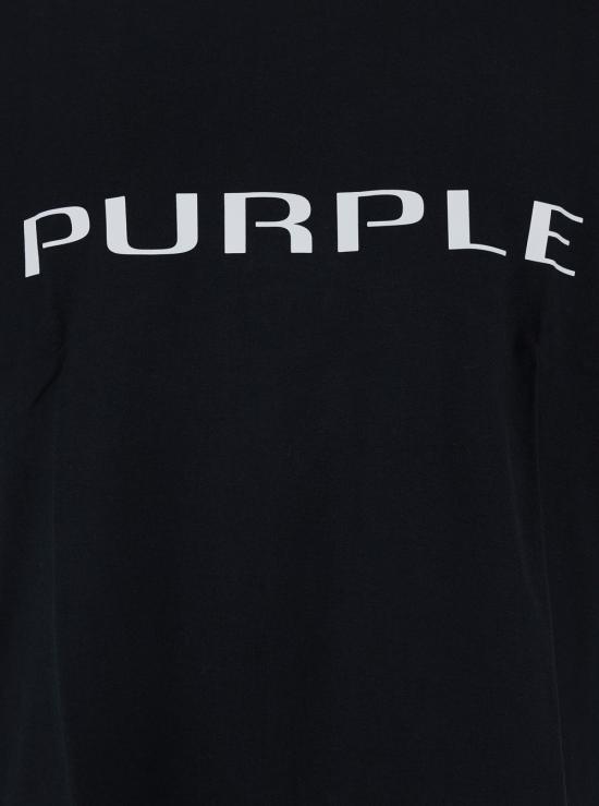 25FW 퍼플 브랜드 반팔 티셔츠 P104JWBB324 Black - PURPLE BRAND