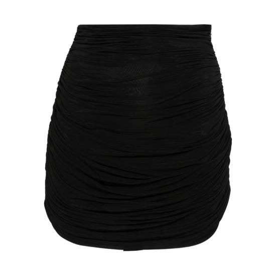 25FW 프란체스코 무라노 미디 스커트 431 T07 999 BLACK