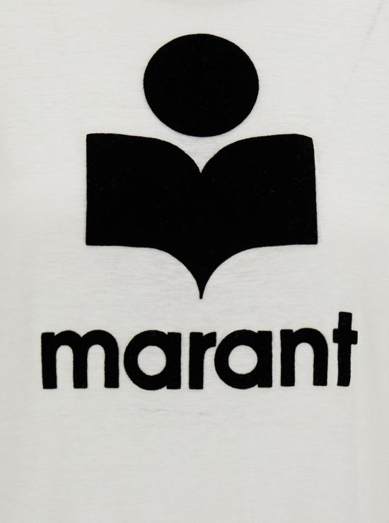26SS 이자벨마랑에뚜왈 주엘 로고 티셔츠 TS0001FBA1N09E20WH White - ISABEL MARANT ETOILE