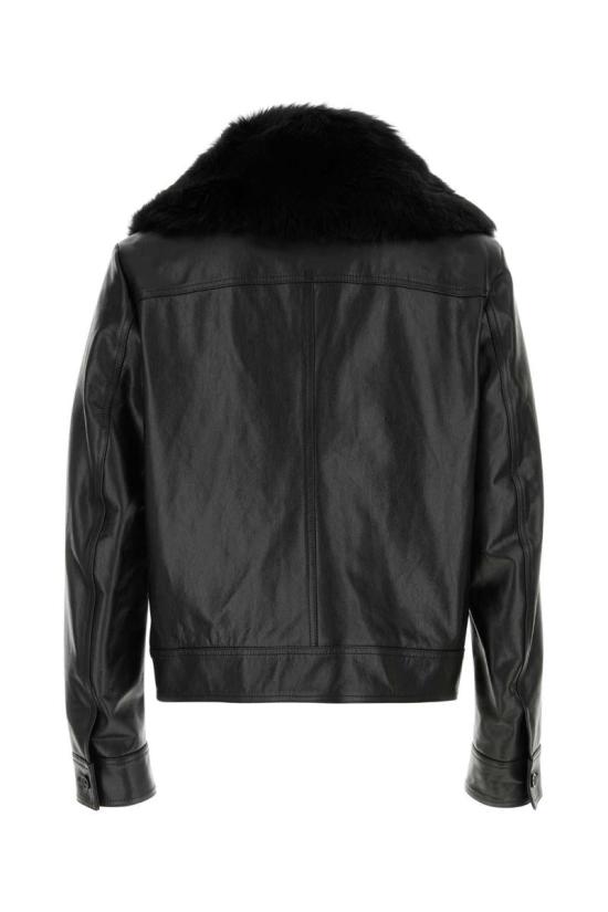 25FW 돌체앤가바나 가죽 자켓 G9BUQLHULXF N0000 Black - DOLCE & GABBANA