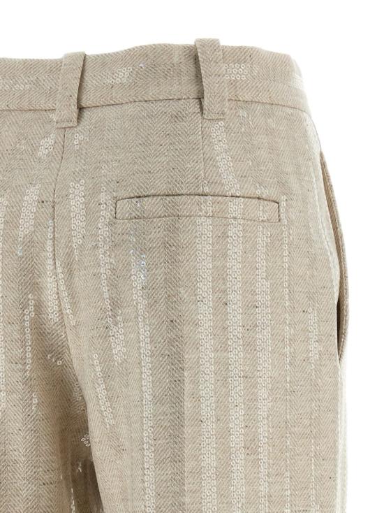 25FW 브루넬로 쿠치넬리 숏팬츠 MY451P9125C810 Beige - BRUNELLO CUCINELLI