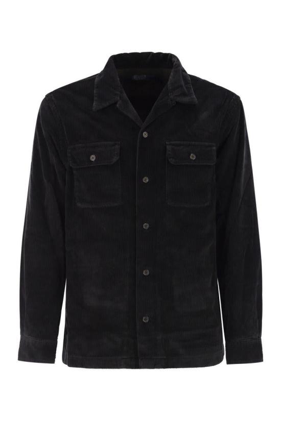 25FW 폴로 랄프로렌 긴팔 셔츠 710979621 002 Black