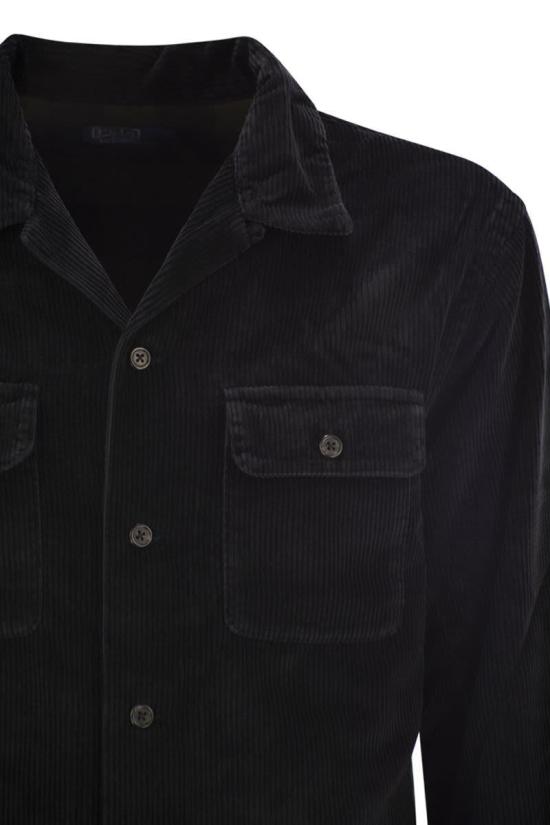 25FW 폴로 랄프로렌 긴팔 셔츠 710979621 002 Black - POLO RALPH LAUREN