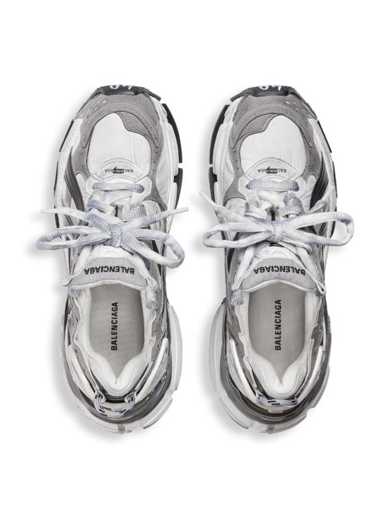 25FW 발렌시아가 러너 스니커즈 772774 W3RNY 9012 GREY WHITE BLACK - BALENCIAGA
