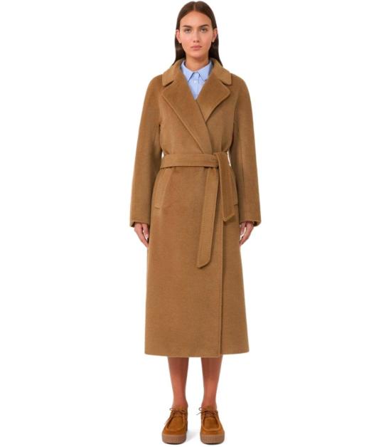25FW 위켄드막스마라 코트 2525016082600 026 38 Brown - WEEKEND MAX MARA
