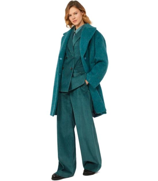 25FW 위켄드막스마라 스트레이트 팬츠 2525136092600 017 38 Green - WEEKEND MAX MARA