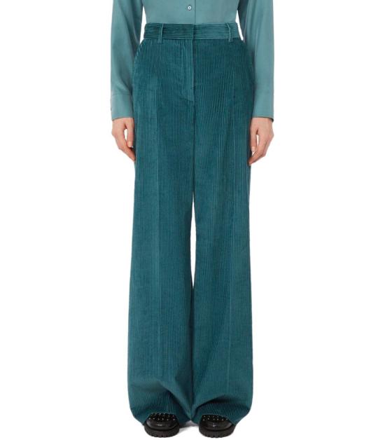 25FW 위켄드막스마라 스트레이트 팬츠 2525136092600 017 38 Green - WEEKEND MAX MARA