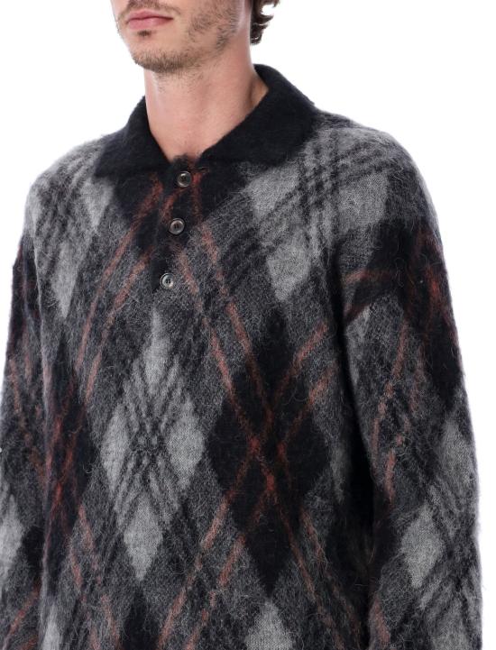 25FW 롤드 스코브 스웨터 BASICPOLO BLACK BLACK RUNBLE - ROLD SKOV