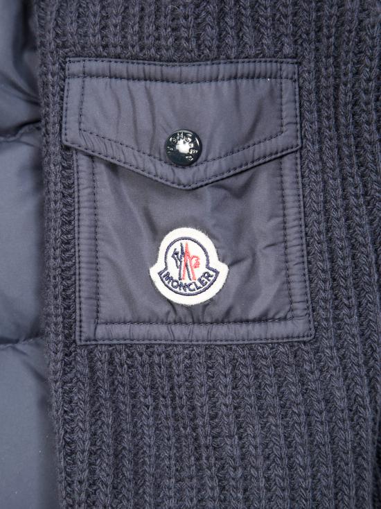 25FW [키즈] 몽클레어 가디건 K2954 9B00009 M1241 779 NERO - MONCLER