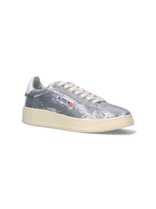 25FW 오트리 달라스 로우 고트스킨 스니커즈 ADLW TI05 Silver - AUTRY