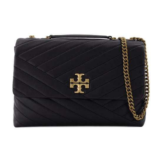 26SS 토리버치 키라 쉐브론 컨버터블 숄더백 90446 001 black